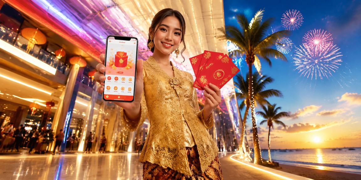 Bonus sampul merah khas Langkawi sempena perayaan untuk pemain poker